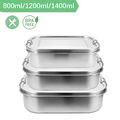 Brotdose BPA frei Vesperdose Metall Lunchbox butterbrotdose Vesperbox Edelstahl