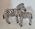 Schleich Zebra 98 mit Fohlen 98