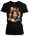 Dwayne Johnson Damen Girlie T-Shirt | The Rock Schauspieler Legende Geschenk
