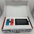 Nintendo Switch Konsole  V2 mit Joy-Con rot blau OVP   top gepflegt