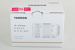 Tamron 18-400 mm 1:3,5-6,3 Di II VC HLD für Canon EOS, NEU + OVP