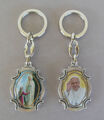 Lourdes Madonna / Papst Franziskus Schlüsselanhänger 1 Stück; Metall PC 129 -2 
