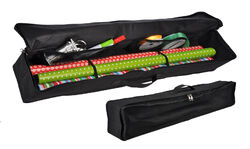 Geschenk Papier Organizer 76cm in schwarz - Geschenkpapier Aufbewahrung Tasche