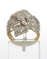 Schmuck Ring Gelbgold 585 Diamanten 0,75ct RW17 Ä394