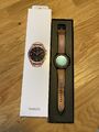 Samsung Galaxy Watch3 SM-R850 41mm Edelstahlgehäuse mit Lederriemen - Mystic...