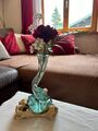 Vase Wurzelholz, Vase auf holz , Vase auf Wurzel, Blumen Ästhetisch - ca. 23cm