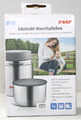 Reer 90430 - Edelstahl -Warmhaltebox für Nahrung mit Becher, 350ml, 1 Stück