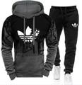 adidas Kapuzenpullover Sweatshirt+Hosen Zweiteiler Trainingsanzüge Herren