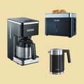 Graef Frühstücksset Kaffeemaschine FK 412 + Toaster TO 62 + Wasserkocher WK 402