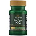 SWANSON Real Food Vitamin K2 200 µg 30 Kapseln. | natürliches Vitamin aus Natto