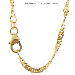 Massive edle Goldkette Singapurkette Halskette Collier Echt 333 585 Gold Juwelie