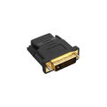 HDMI-DVI Adapter, HDMI Buchse auf DVI Stecker, vergoldete Kontakte, 4K2K kompati