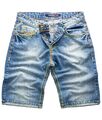 Rock Creek Herren Jeans Shorts dicke naht Jeansshorts Bermuda Hose Denim M68 NEU
