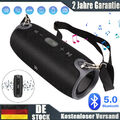 40W Tragbarer Bluetooth Lautsprecher Stereo Subwoofer Musikbox Radio SD USB DHL