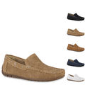 Herren Mokassins Slippers Bequeme Profil-Sohle Cut-Outs Schuhe 841199 New Look  