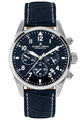 JACQUES LEMANS Herrenuhr Chronograph Barcelona Blau Chrono 42-2B