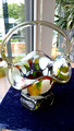 kleine Glas Schale - MURANO - Designerobjekt - Durchmesser 14 cm