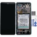 Samsung Display LCD Kompletteinheit für Galaxy A72 A725F GH82-25541B Blau 