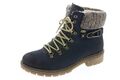 Rieker Tex Damen Winter Schuhe Blau Stiefel  Y9131-14