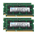4pcs Samsung 4GB 2RX8 DDR3 1066MHz PC3-8500S 204PIN SO-DIMM Laptop RAM Speicher