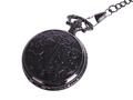 Schwarze Taschenuhr von Sebastian Michaelis für Black Butler Fans | Metall