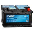 Exide EK800 AGM Autobatterie 12V 80Ah 800A/EN Start-Stop betriebsbereit *NEU*