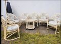 Wintergarten 7 Teilig Hochwertig BambusRattan Vintage 6 Sessel Vintage Shabby