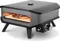 ® 90349 13" Gas Pizza Ofen mit Thermometer mobiler Pizzaofen Pizzastein Gasgr...