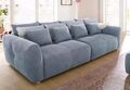 Big Sofa, hellblau, Federkern, wie neu mit Rechnung