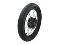 Komplettrad schwarz Speichen VA Heidenau Reifen für Simson S51 S50 Star Schwalbe