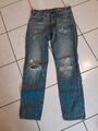 G-Star Alum Relaxed Tapered Herren Jeans used vintage zerissen look in 30/34