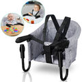 Tischsitz Faltbarer Sitzerhöhung Babysitz Kinder Falt Portable Reise-Babysitz