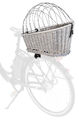 TRIXIE Hundekorb für Fahrrad-Gepäckträger 35 x 49 x 55 cm bis 8 kg grau Weide
