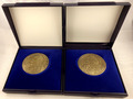 2x Papst Johannes Paul II. in Deutschland 1980 Medaille 26g Für den Frieden Etui