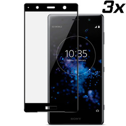 3x Sony Xperia XZ2 Compact Panzerfolie Echtglas Display Schutzglas Hartglas 9H