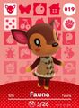 Animal Crossing New Horizons Amiibo Karte Fatima/Fauna ❤️