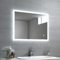 EMKE® Badspiegel mit LED Beleuchtung Badezimmerspiegel Spiegel  Wandspiegel