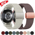 Magnet Nylon Armband Für Samsung Galaxy Watch 6 5 4 40 44mm Classic 42 43 47mm