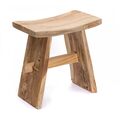 SITZHOCKER "FINCA II" | Teakholz, 50cm | Pflanzenhocker, Holz Hocker, Teakhocker