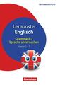 Lernposter Englisch. Grammatik - Sprache untersuchen Klasse 5-7. 4 Poster | 8 S.