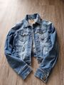 Jeansjacke Größe S Fishbone Dark Blue 