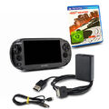 PS Vita Konsole Wifi 1004 Black #53A + Kabel + Spiel Need For Speed Most Wanted