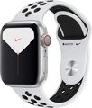 Apple Watch Nike+ Series 5 [GPS + Cellular, inkl. Sportarmband pure platinum/s A