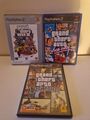 Grand Theft Auto (GTA) Trilogie PS2 3 Gta III San Andreas, Vice City, Bundle