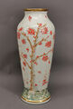 9140121 Handbemalte Vase um 1930 Goldrand H36cm