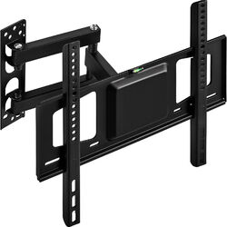 TV Wandhalterung LCD LED Fernseher Wand-Halter neigbar schwenkbar 26 - 55 Zoll✔ integrierte Kabelführung ✔ Wasserwaage ✔ Vesa 400x400