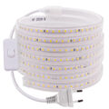 220V 230V LED Streifen 2835 Stripe Wasserdicht Lichtleiste Lichtschlauch 1-100m