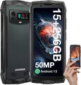 DOOGEE Smini Outdoor Handy Ohne Vertrag 15GB+256GB Android 13 IP68 Wasserdichtes