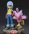 Digimon sora & byomon statue resin 1/10 Unpainted