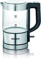 SEVERIN Mini Glas Teekocher Wasserkocher 0,5L, Edelstahl-gebürstet, max. 1100 W